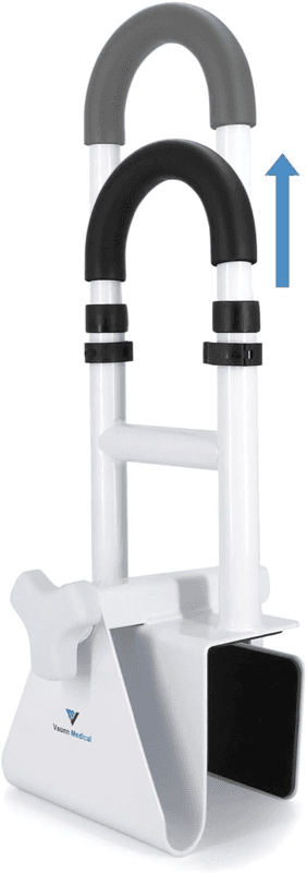Vaunn Medical Adjustable Height Bathtub Safety Rail